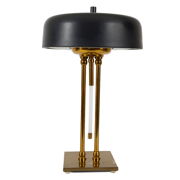Mid Century Modern Desk Lamp with Lucite Pull Chain