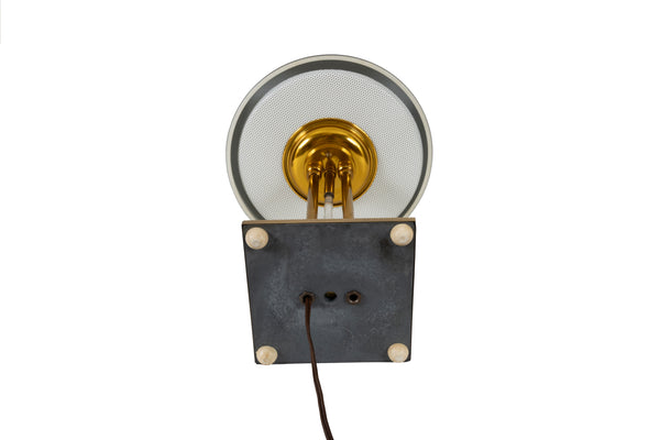 Mid Century Modern Desk Lamp with Lucite Pull Chain