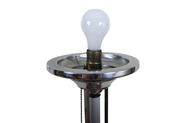 Vintage Art Deco Chrome Table Lamp