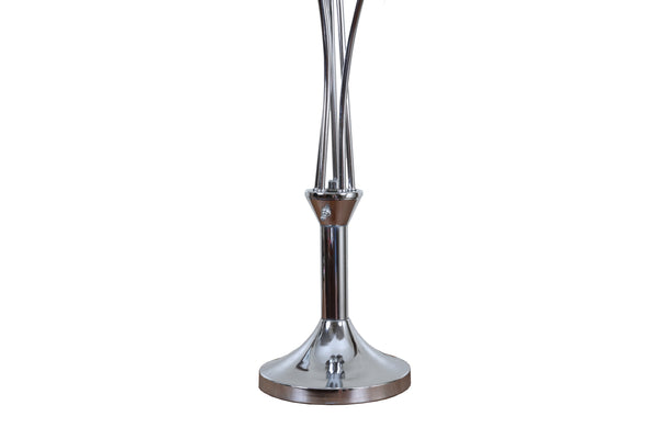 Robert Sonneman Styled Chrome Waterfall Table Lamp