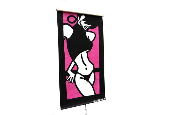 1980's Pop Art Window Shade Roller for Window or Walls