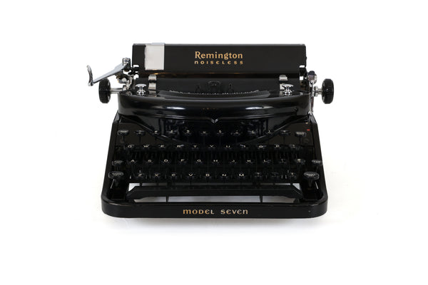 Refreshed Remington Noiseless Model 7 Typewriter - Desktop Model