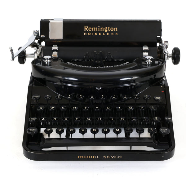 Refreshed Remington Noiseless Model 7 Typewriter - Desktop Model
