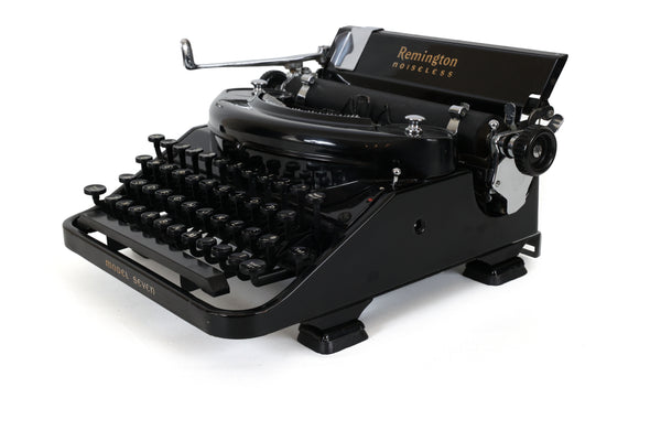 Refreshed Remington Noiseless Model 7 Typewriter - Desktop Model
