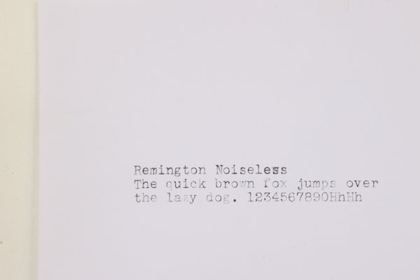 Refreshed Remington Noiseless Model 7 Typewriter - Desktop Model