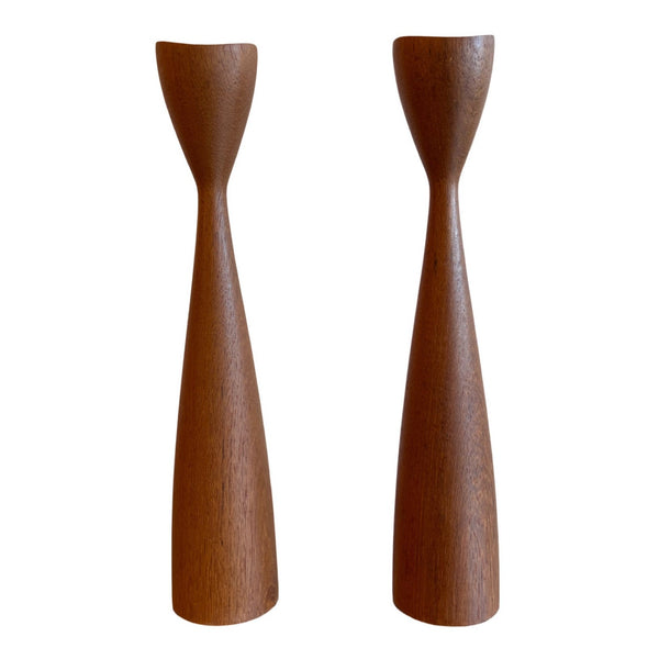 Mid Century Modern Danish Candle Holders