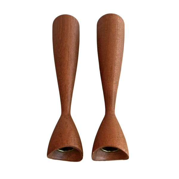 Mid Century Modern Danish Candle Holders