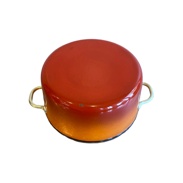 Mid Century Enamelware Pot with Lid