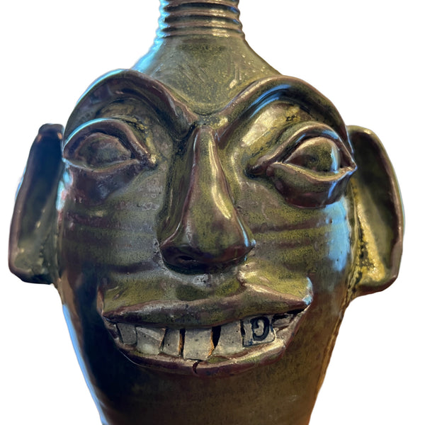 Signed Face Jug