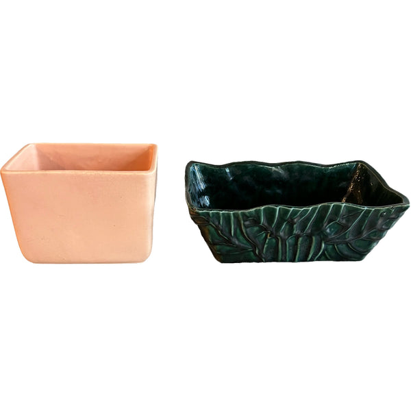 Set of 8 1950's Vintage Planters