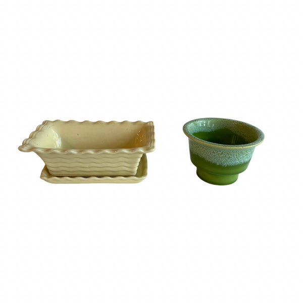 Set of 8 1950's Vintage Planters