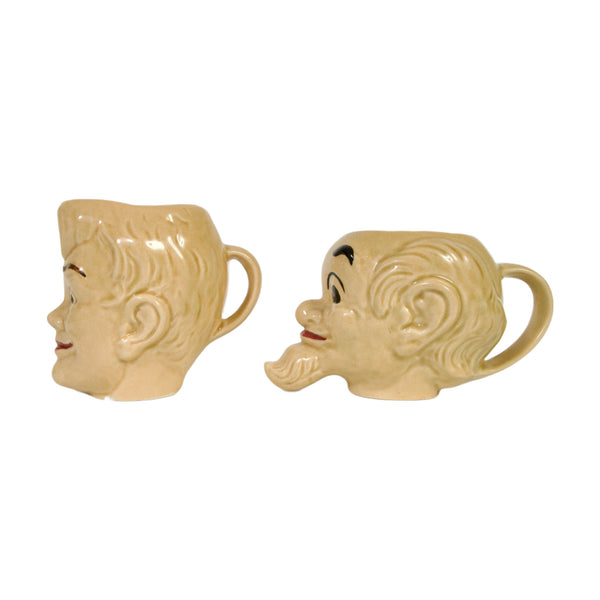 Rare Lil' Abner and Pappy Yokum Toby Mugs
