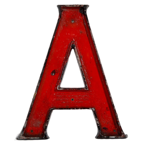 Industrial Letter "A" Signage