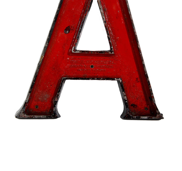 Industrial Letter "A" Signage