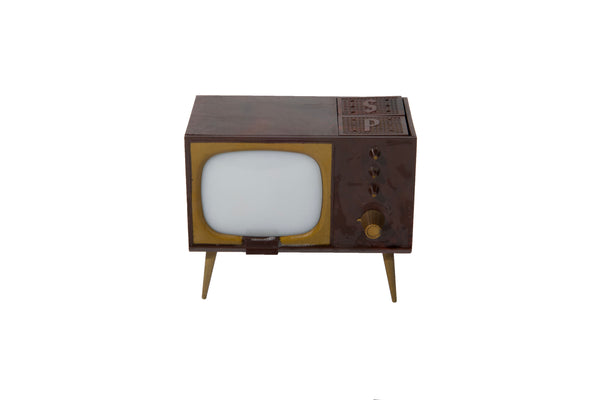Mid Century TV Salt and Pepper Shakers