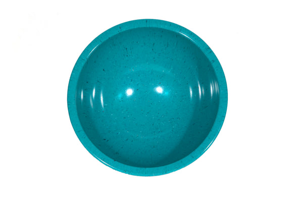 Turquoise Melmac Confetti Mixing Bowl - Very good Condition