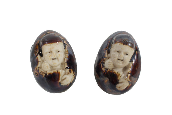 Hull Pottery Styled Baby Eggs in a Drip Glaze Vintage Oddities