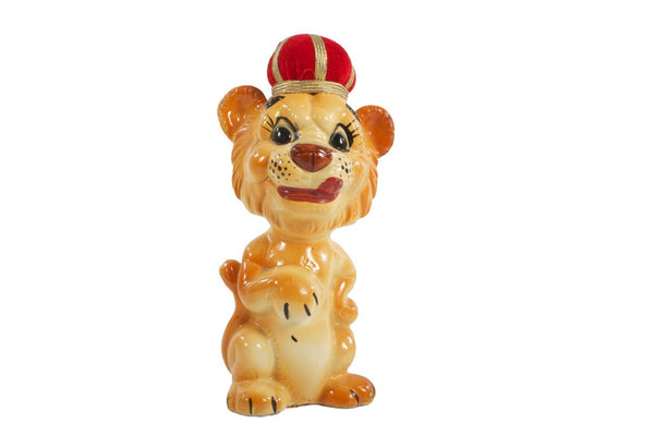 Vintage Lion Sewing Caddy and Pin Cushion