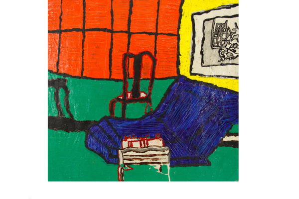 Original Painting - Post Impressionist Style - One of a Kind - Acrylic on Paper