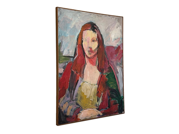 Fauvism Painting of a Woman - Original Oil on Canvas