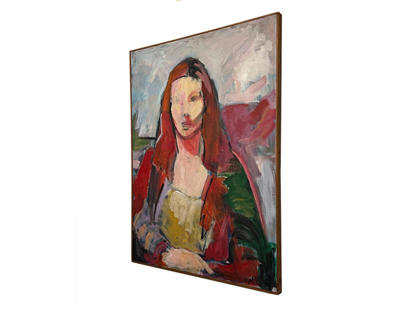 Fauvism Painting of a Woman - Original Oil on Canvas