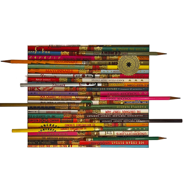 Advertising Pencils that Were Used to Make a Galison Puzzle - Lot of 110