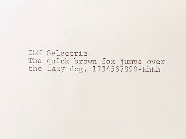 Refreshed IMB Selectric I Typewriter in Excellent Working Order