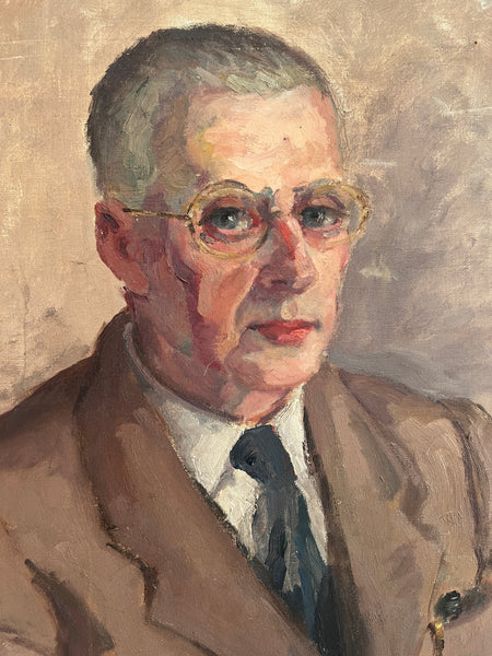 Portrait of a Man Original Oil on Canvas - Stranger Art