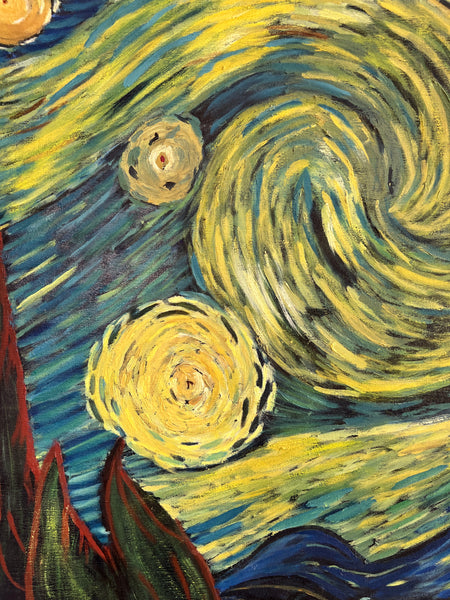 Original Reproduction of Starry Night - Oil on Canvas