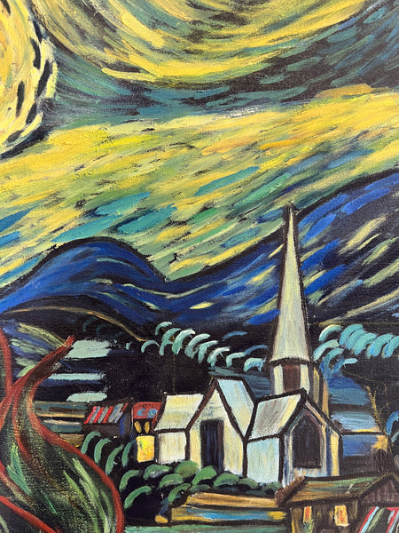 Original Reproduction of Starry Night - Oil on Canvas