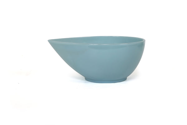 Fire King Teardrop Mixing Bowls - Set of 3 in Rare Delphite Blue
