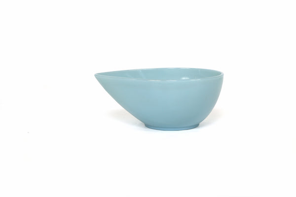 Fire King Teardrop Mixing Bowls - Set of 3 in Rare Delphite Blue