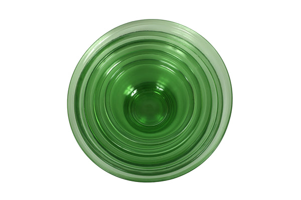 Vintage Uranium Glass Nesting Bowls by Hazel Atlas - Set of 5