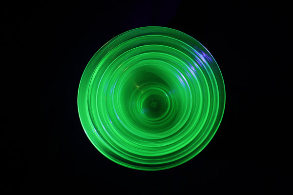 Vintage Uranium Glass Nesting Bowls by Hazel Atlas - Set of 5