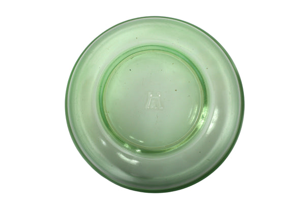 Vintage Uranium Glass Nesting Bowls by Hazel Atlas - Set of 5
