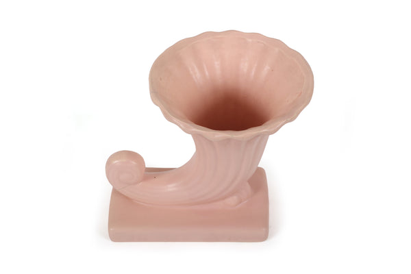 Set of 5 Vintage McCoy Vases in a Pink Matt Glaze