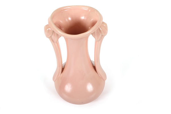 Set of 5 Vintage McCoy Vases in a Pink Matt Glaze