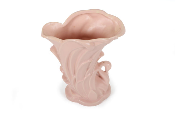 Set of 5 Vintage McCoy Vases in a Pink Matt Glaze