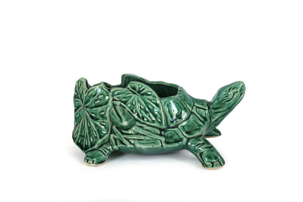 Set of 3 McCoy Turtle and Frog Planters
