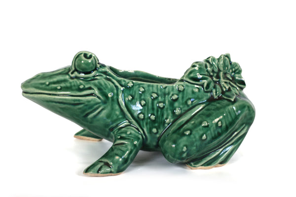 Set of 3 McCoy Turtle and Frog Planters