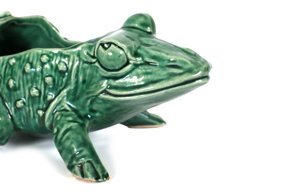 Set of 3 McCoy Turtle and Frog Planters