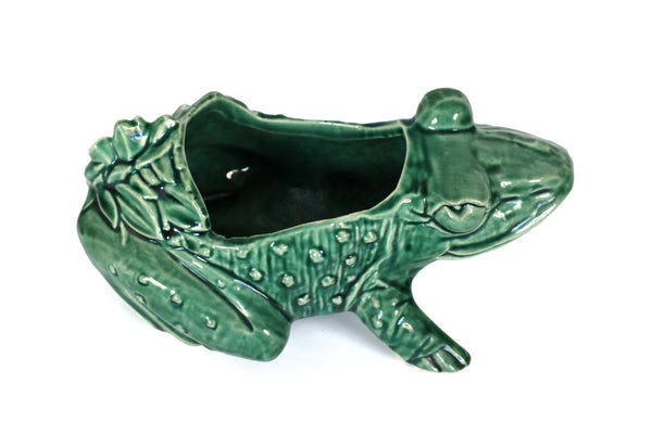 Set of 3 McCoy Turtle and Frog Planters