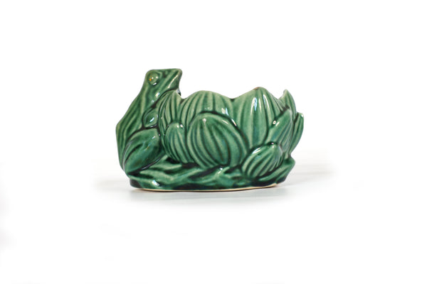 Set of 3 McCoy Turtle and Frog Planters