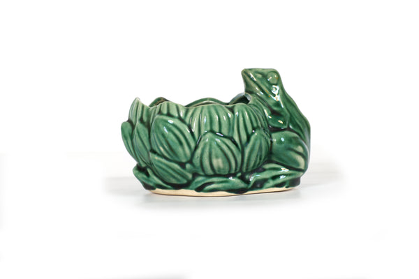 Set of 3 McCoy Turtle and Frog Planters