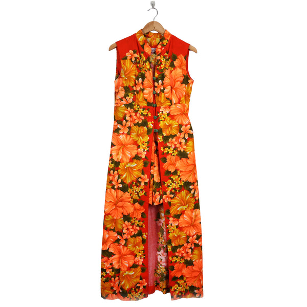 Vintage 1970's Hawaiian Togs Tunic and Hot Pants  Set - Two Piece Outfit - Women's Size 8-10