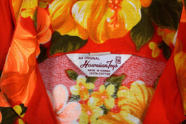 Vintage 1970's Hawaiian Togs Tunic and Hot Pants  Set - Two Piece Outfit - Women's Size 8-10