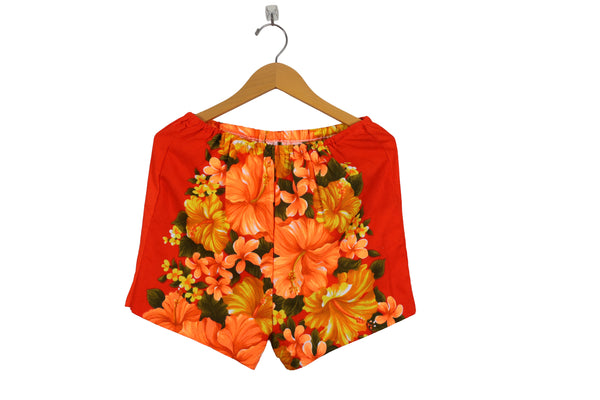 Vintage 1970's Hawaiian Togs Tunic and Hot Pants  Set - Two Piece Outfit - Women's Size 8-10