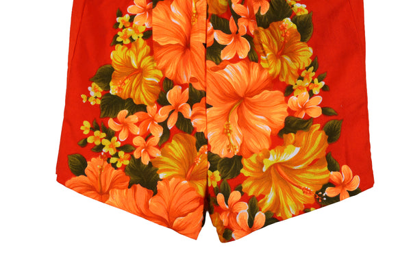 Vintage 1970's Hawaiian Togs Tunic and Hot Pants  Set - Two Piece Outfit - Women's Size 8-10