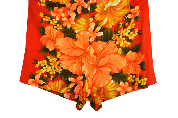 Vintage 1970's Hawaiian Togs Tunic and Hot Pants  Set - Two Piece Outfit - Women's Size 8-10