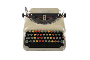 Restored Remington Model 5 Teaching Typewriter with Colored Keys - Excellent Working Order